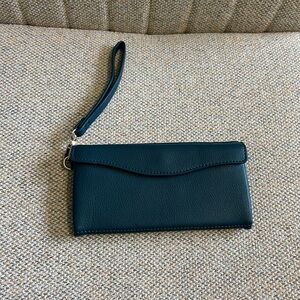 A New Day Trifold Navy Blue Wallet